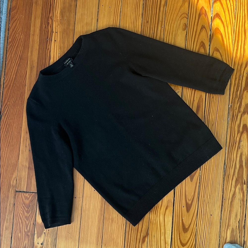 Classic Black Cashmere Sweater